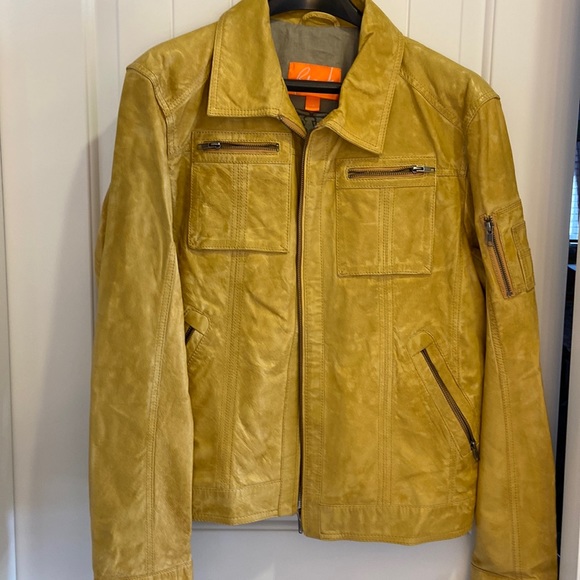 Danier Other - Mustard leather jacket